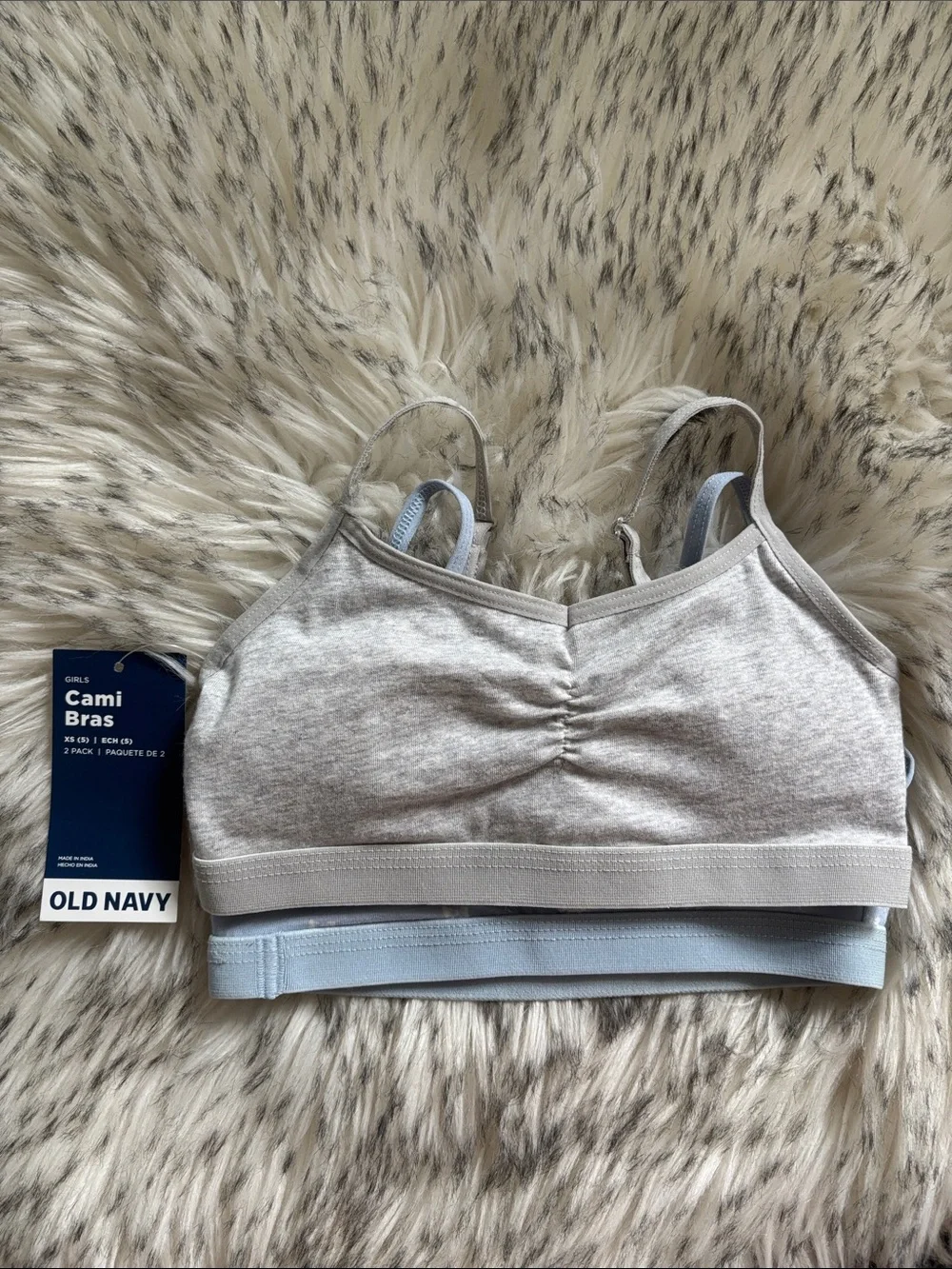 XS (5) NWT Old Navy Cami Bra Set of 2 for Girls
